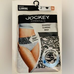 Jockey Essentials 3 XL Women's Seamfree Slimming Brief Panties Underwear